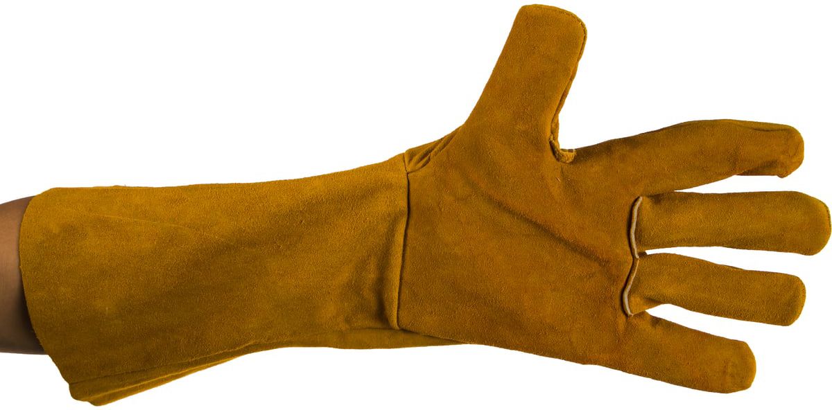 Краги термостойкие спилковые 400 мм XL (10) для сварки и механических работ Master Stayer 11331-XL - фото