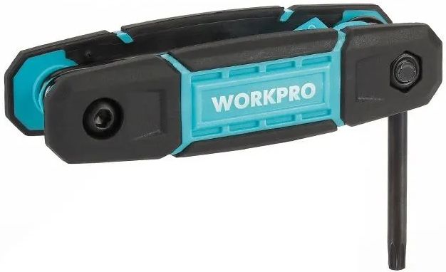 Набор складных шестигранных ключей TORX Workpro WP222030, 8 штук - фото