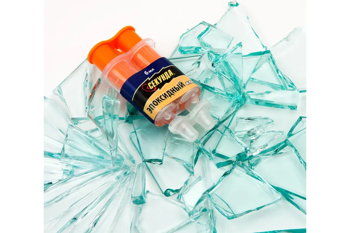 Клей эпоксидный в шприце 3+3 мл 3 минуты Секунда - фото