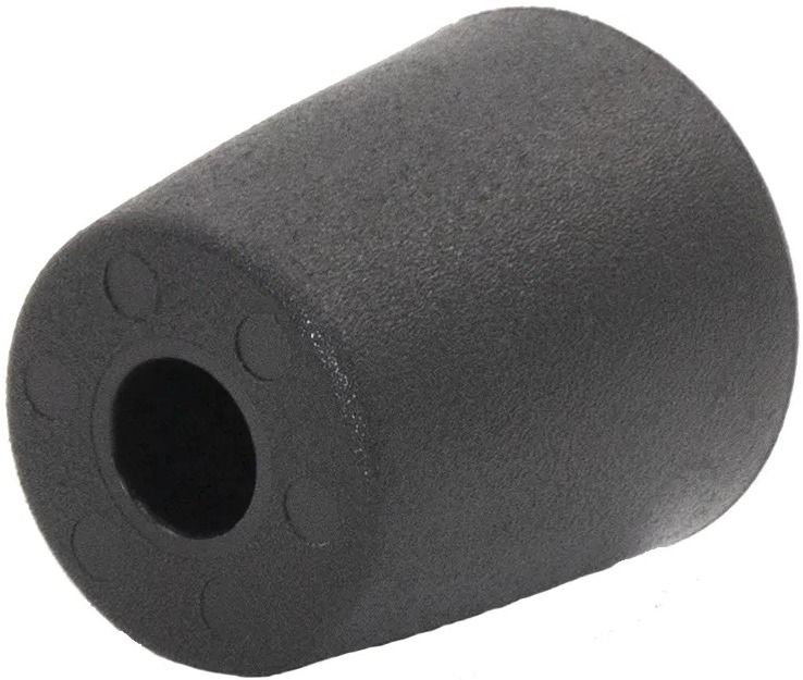 Заглушка наружная плоская для круглых труб и прутков НК8ЧН, пластик, цвет в ассортименте - фото