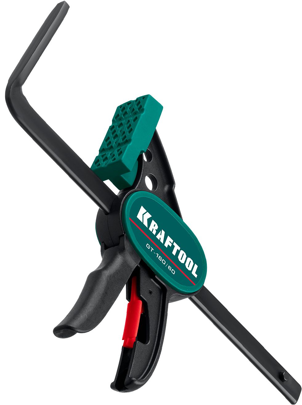 Изображение товара Струбцина пистолетная быстрозажимная Kraftool GT-160/60 для надежной фиксации шин