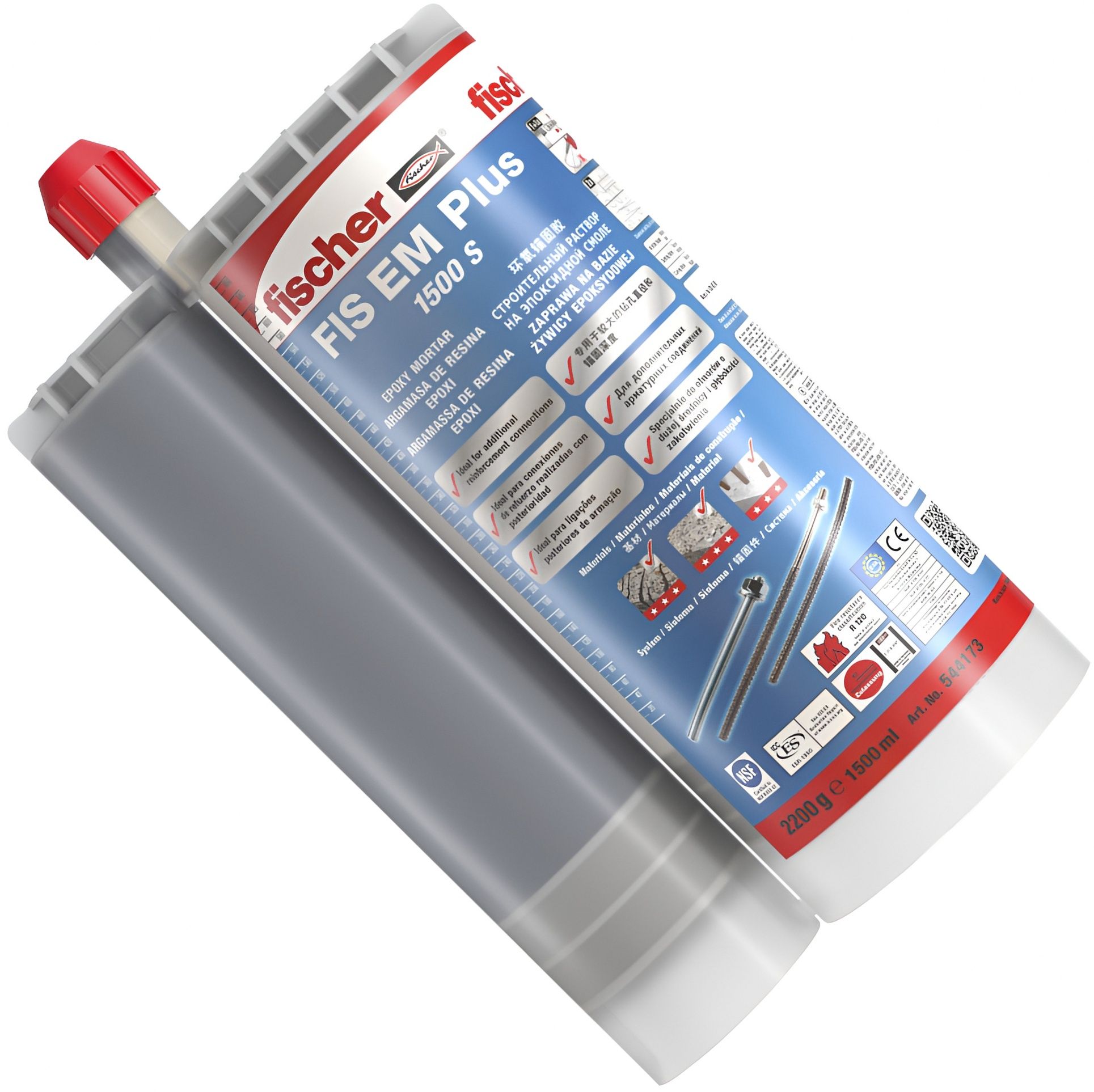 Химический анкер Fischer FIS EM PLUS, эпоксидная смола - фото