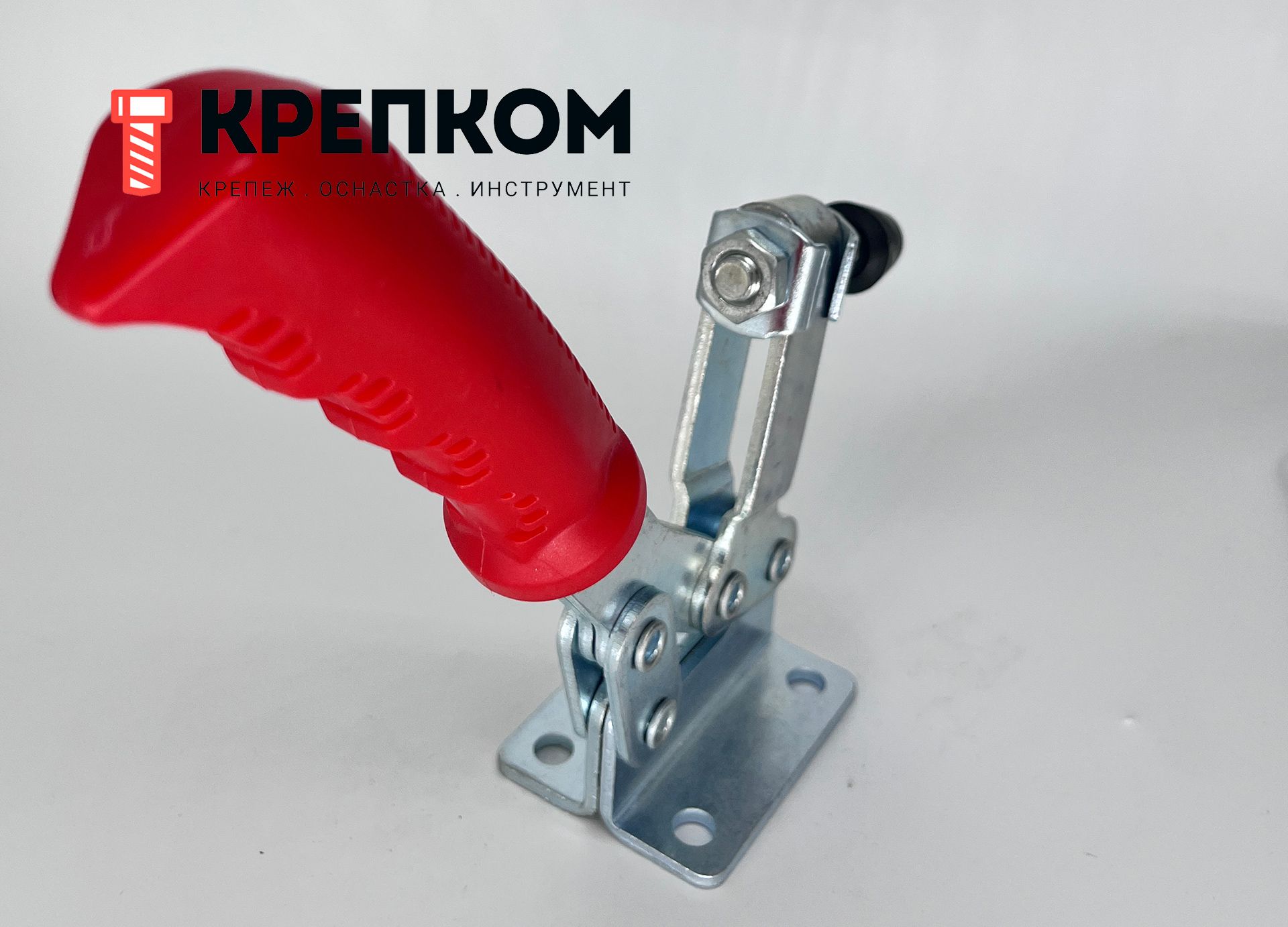 Прижим рычажный горизонтальный L=215 мм, нагрузка 227 кг, 314G, оцинкованный - фото