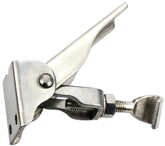 Защелка скрытого типа L=83 B67C-7, нержавеющая сталь А2 - фото