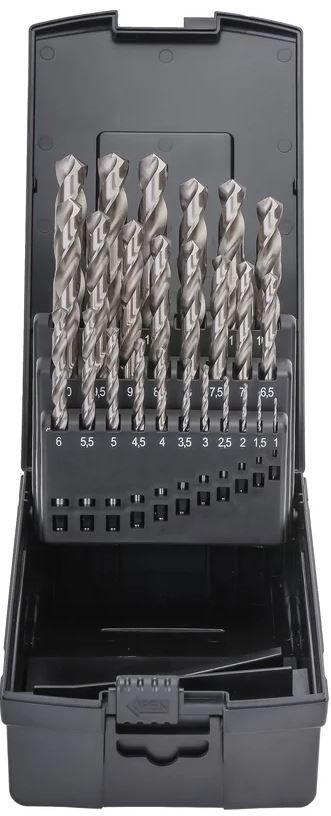 Набор сверл по металлу 1-13 мм HSS-G Terrax by Ruko A214215RO, 25 шт - фото