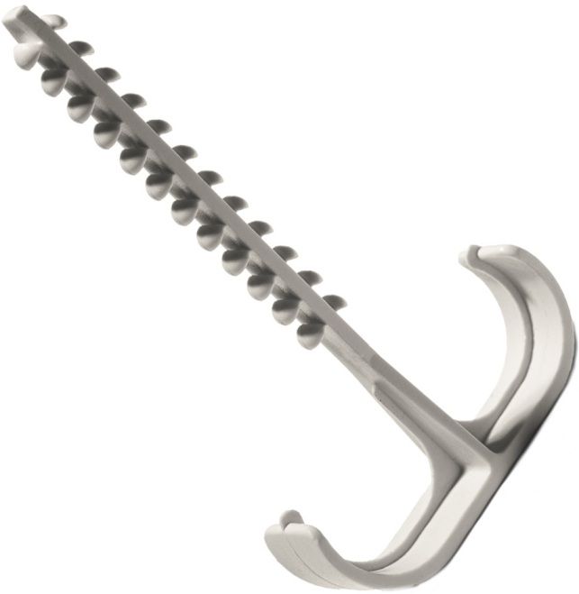 Дюбель-хомут вставной Т-образный с двойной скобой для кабелей 20-25 мм длина 55 мм Schnabl 12180 - фото