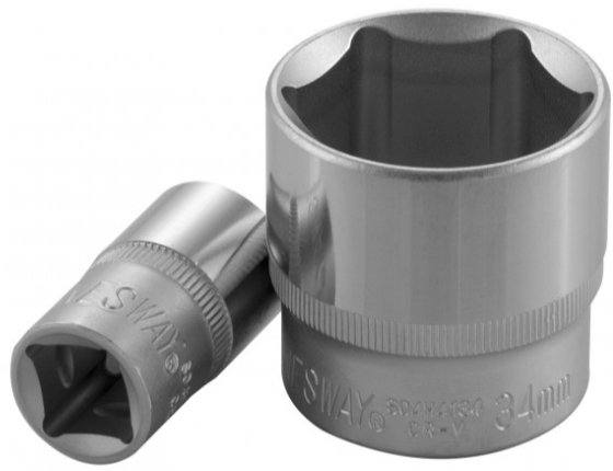 Головка торцевая 1/2"DR, DIN 3124, диаметр 30 мм Jonnesway S04H4130 - фото