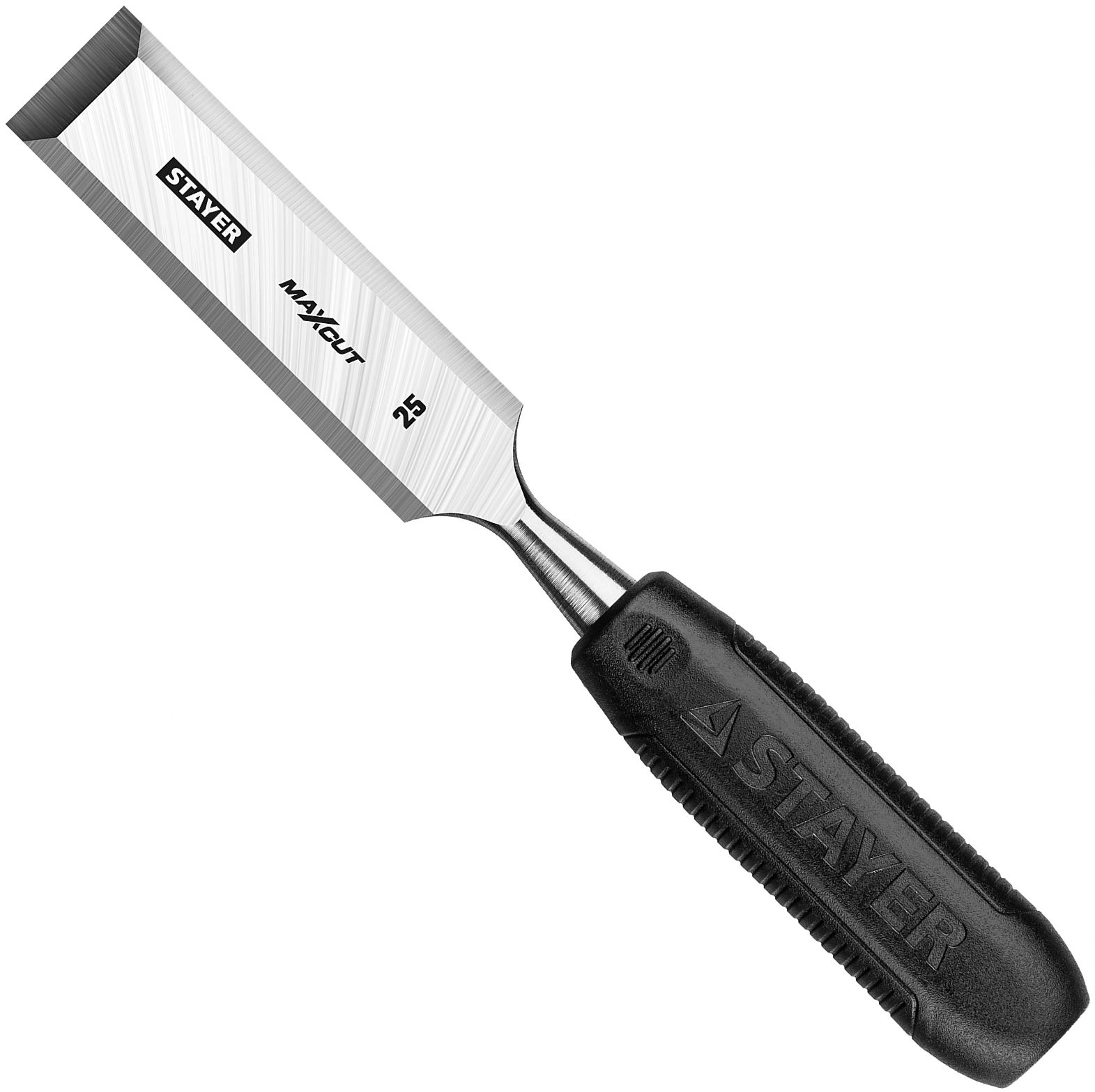 Стамеска плоская с пластиковой рукояткой 25 мм Stayer Max-Cut Master 1820-25 - фото