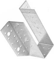 Опора бруса раскрытая OBR R 50х90х52х2 мм, оцинкованная сталь