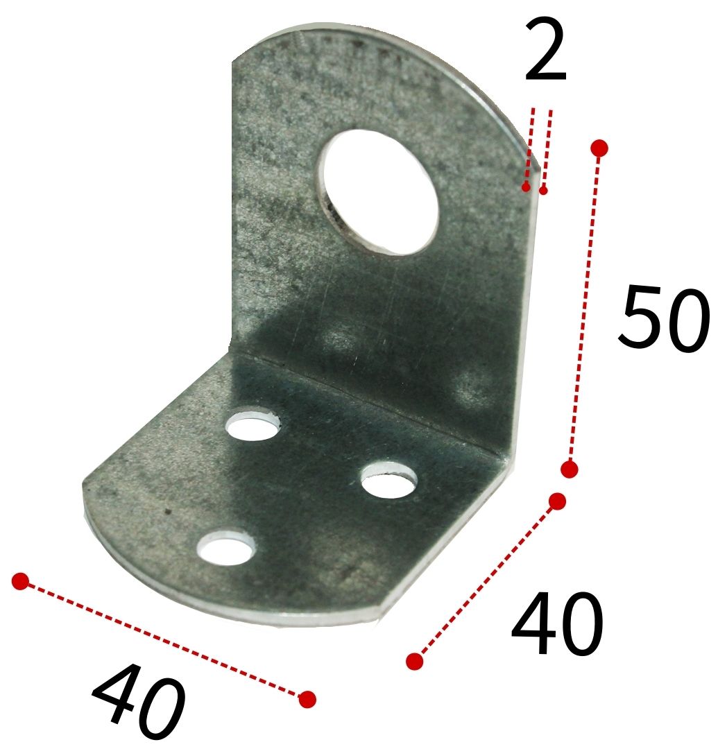 Проушина для навесного замка ПТ 40х50х40 (угловая) - фото