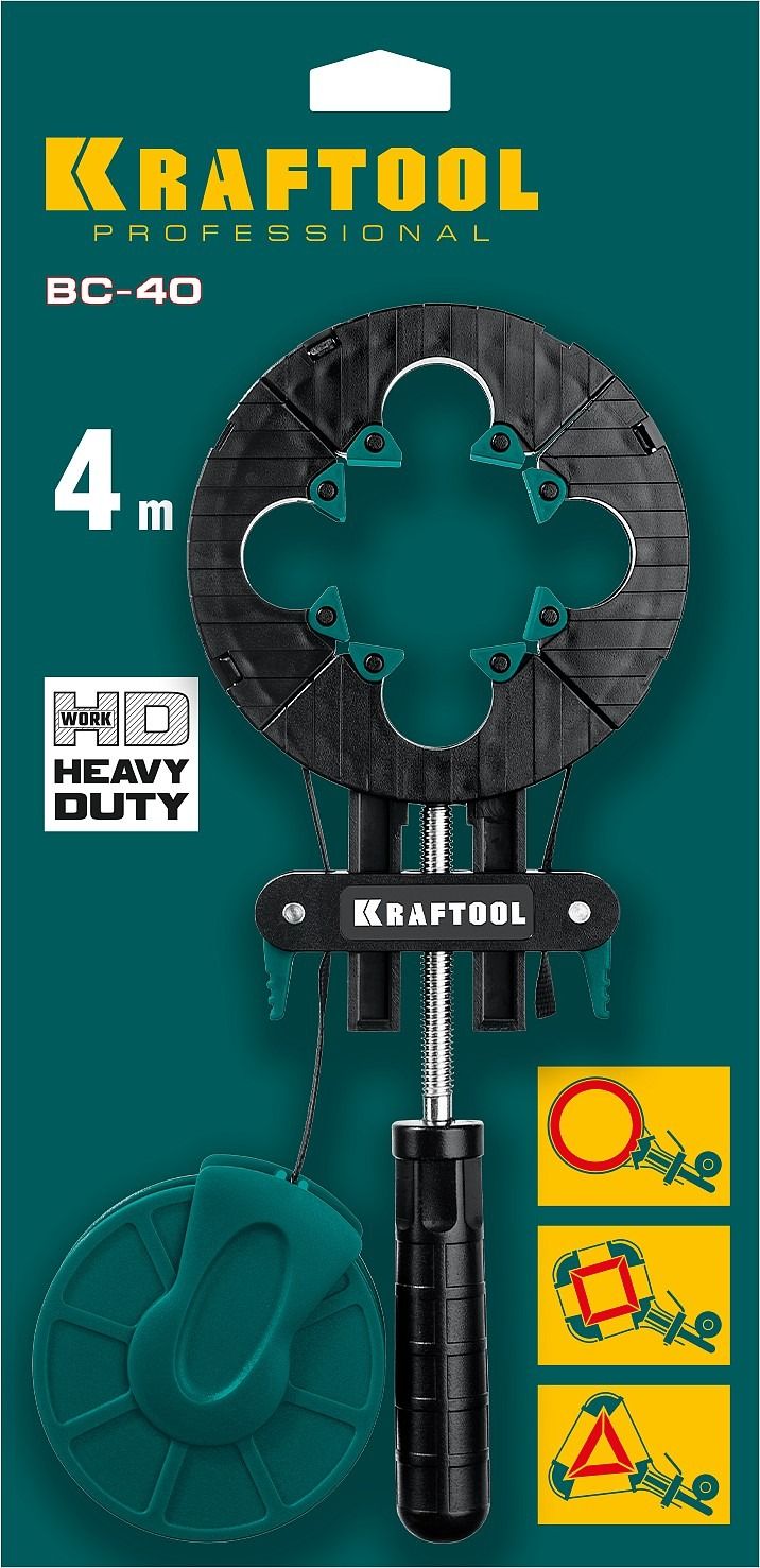 Струбцина ременная BC-40, 4 м Kraftool 32207-1 - фото