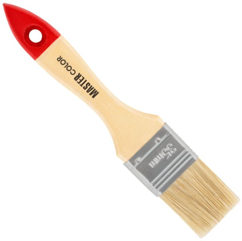 Кисть флейцевая 35 мм Master Color Start 30-0012, натуральная щетина - фото