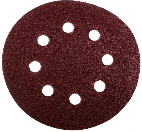 Круг шлифовальный на липкой основе 125 мм Р120 Практика Профи 031-518, 5 шт - фото