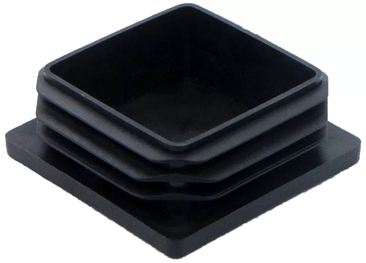 Заглушка внутренняя для квадратных труб ПЧН, пластик, цвет в ассортименте - фото