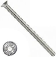 Изображение товара Винт с потайной головкой М4х10 PZ2 DIN 965 (ISO 7046), нержавеющая сталь А4
