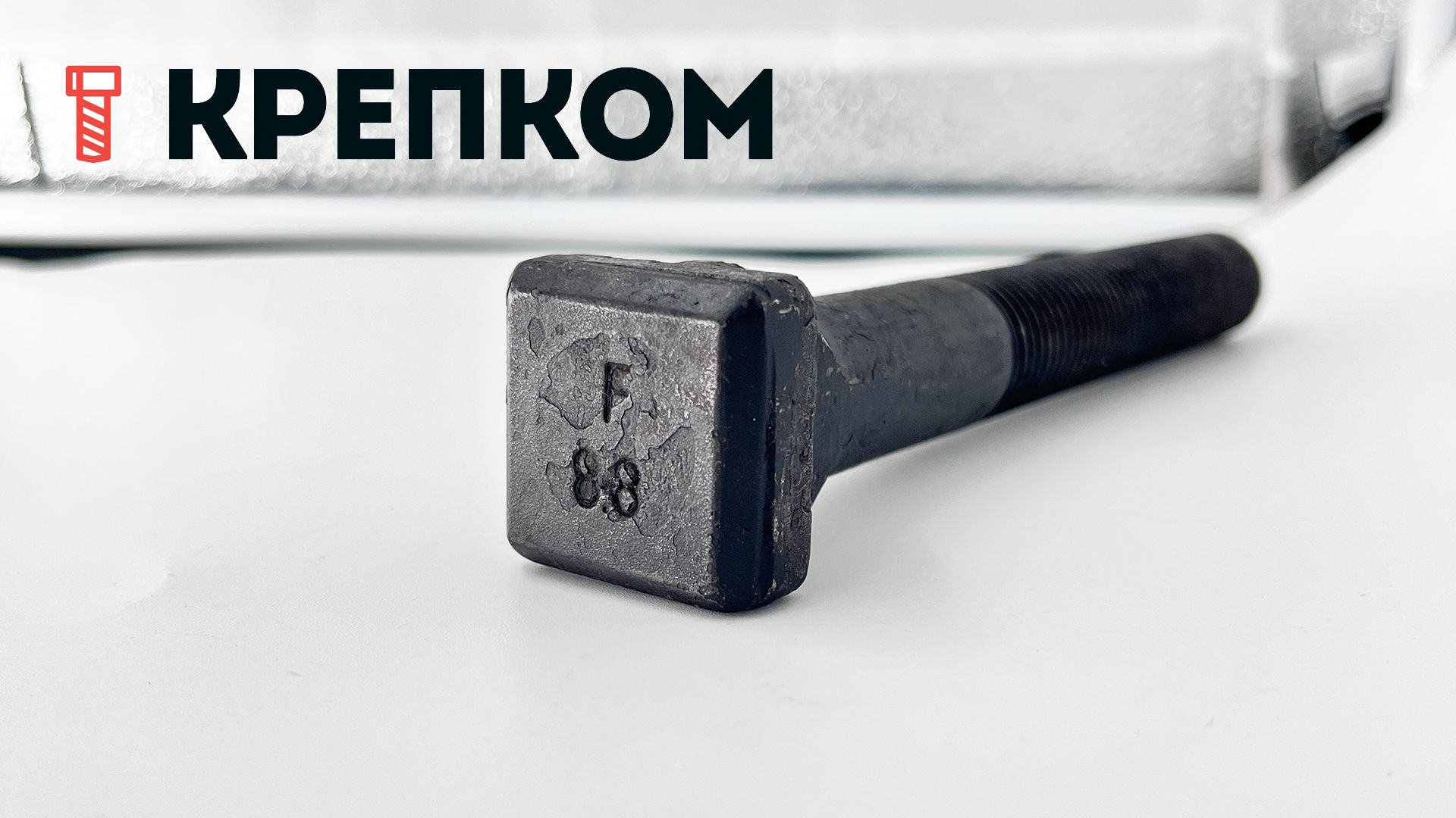 Винт (болт) пазовый Т-образный DIN 787, класс прочности 8.8, сталь без покрытия - фото