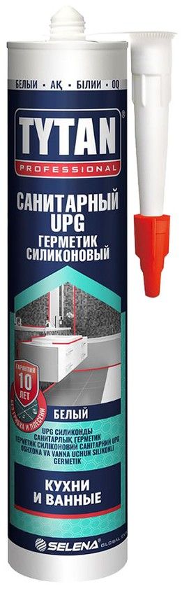 Герметик силиконовый санитарный 280 мл TYTAN Professional UPG 74652 белый - фото