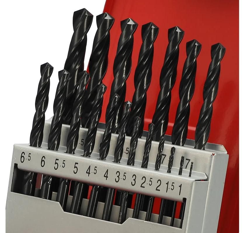 Набор сверл по металлу 1-10 мм HSS-R 118° DIN338 H-Tools Pro 205212PRO, 19 шт  - фото