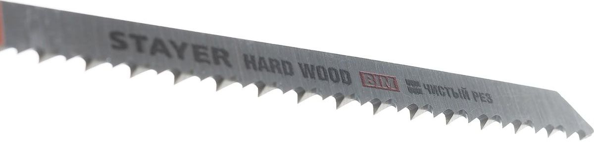 Полотна по дереву T101BF для электролобзика 75х2,5 мм, чистый рез Stayer 159901-2.5_z02, биметалл, 2 шт - фото