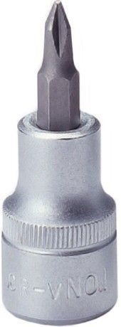 S11H202 Насадка торцевая 1/4"DR с вставкой PH2, L-37 мм - фото