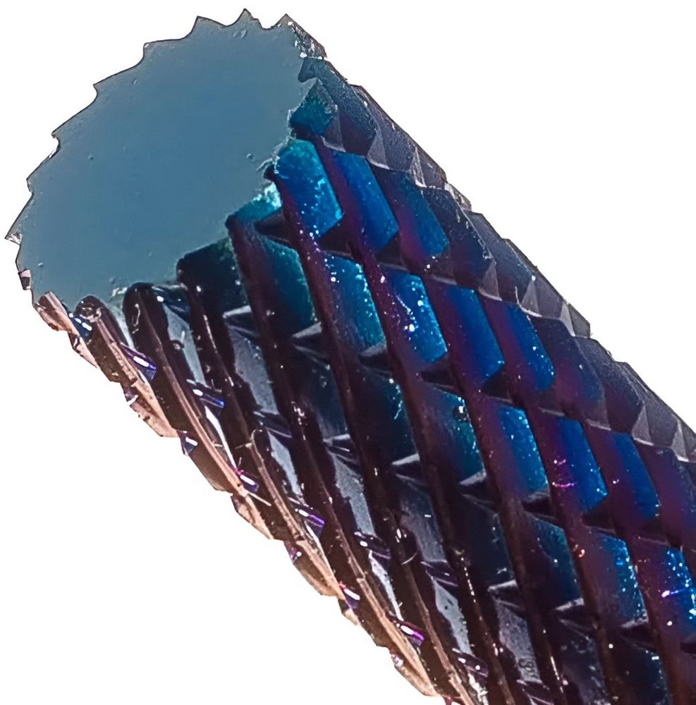 Борфреза твердосплавная UC Nano Blue 10х20х65 мм Профоснастка №713, форма А, 860161020652 - фото