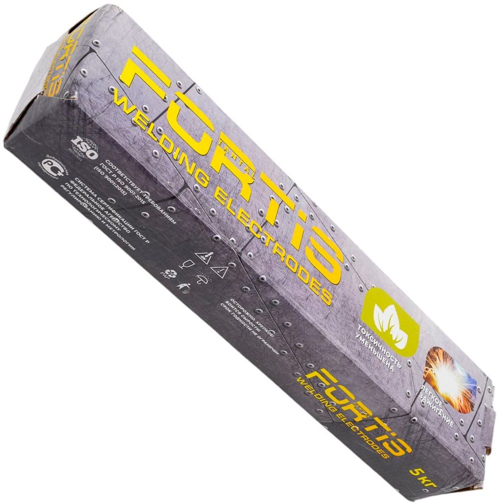 Электроды 3х350 мм МР-3 Тантал Fortis RC, коробка 5 кг - фото