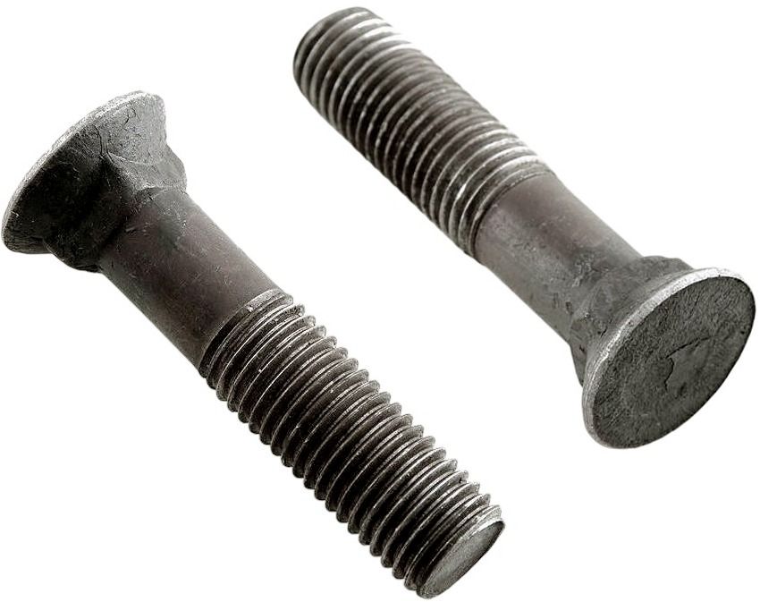 Болт лемешный М12х100 ГОСТ 7786-81 (DIN 608), класс прочности 5.8, без покрытия - фото