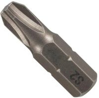 Бита крестовая PH4 длина 32 мм C1/4" SGS 6332-PH4-3, сталь S2, 3 шт