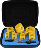 Набор коронок Bi-metall 19 - 68 мм зубья HSSE-Co8 5,5 TPI Ultra SCY 3665R, 13 предметов