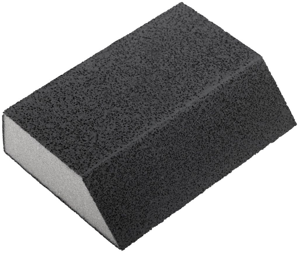 Губка шлифовальная угловая ручная FIT, полиэфир, оксид алюминия - фото