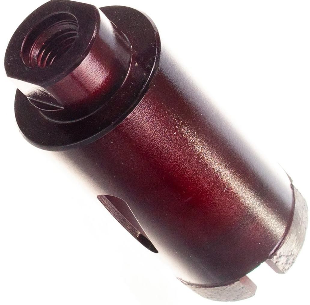 Коронка алмазная спечённая по камню для мокрого реза, хвостовик М14 Messer - фото