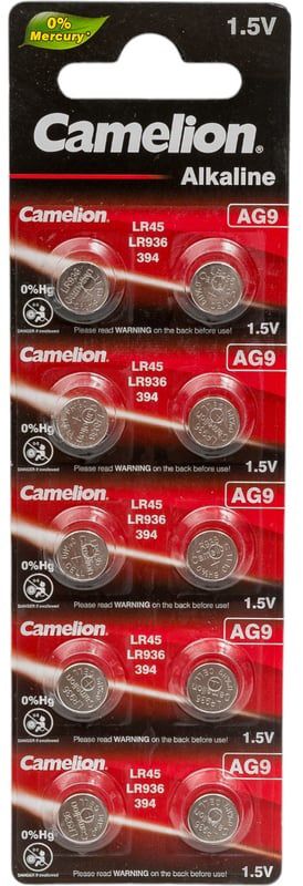 Батарейки Camelion G9 LR45 170813, 10 шт - фото