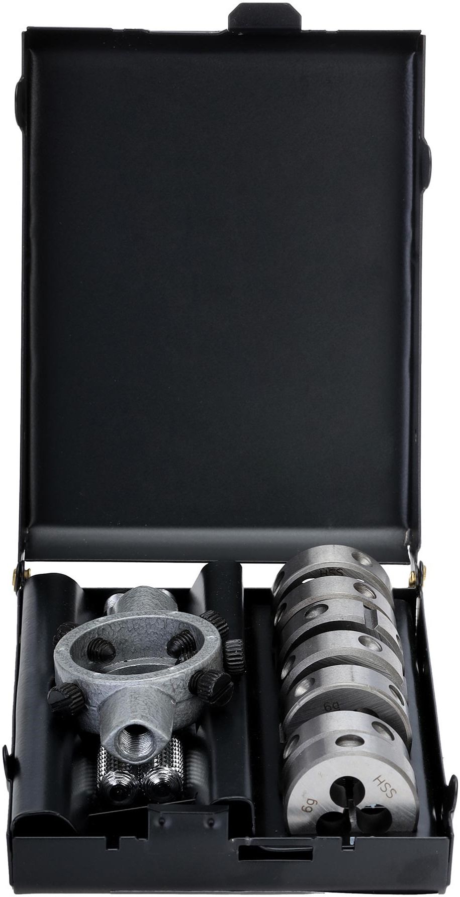 Набор плашек М3-М12 DIN EN 22568 HSS Terrax by Ruko А245014, 8 предметов - фото