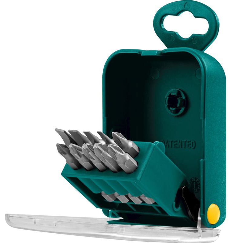 Набор бит в мобильном бит-боксе с клипсой Kraftool 26136-Н11 - фото