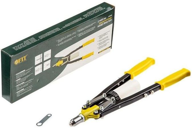 Заклепочник вытяжной двуручный (3.2-6.4 мм) 440 мм, усиленный, FIT 32058 - фото