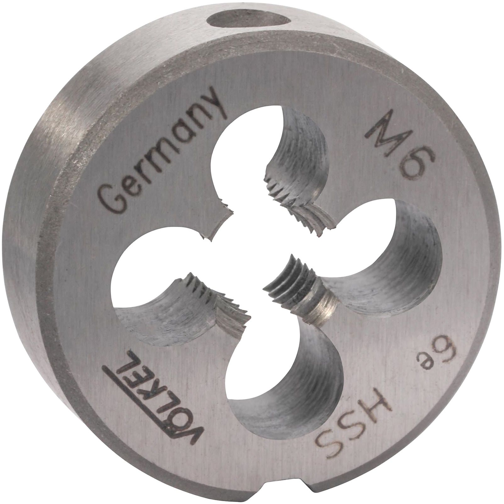 Плашка М10х1,5 мм HSS 6e Volkel DIN EN 22568 27513, метрическая резьба - фото