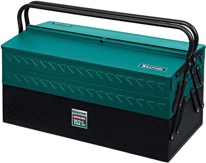 Набор инструмента универсальный 1/2"+1/4" Kraftool Grand-152 27978-H152, 152 предмета - фото