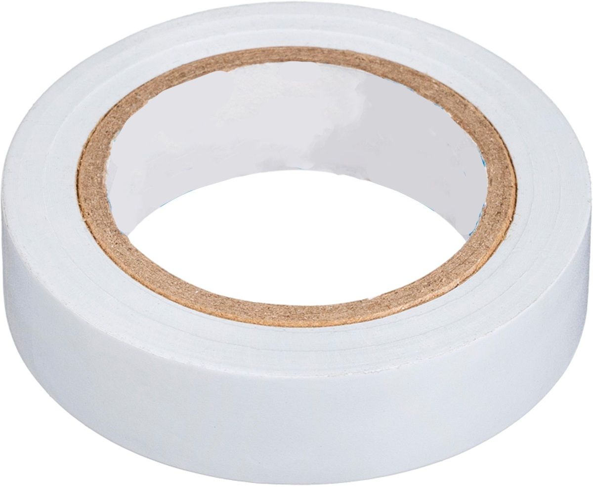 Изолента белая 19 мм 20 м Denka Vini-Tape 234, ПВХ - фото