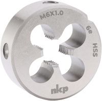 Плашка М9х1,25 мм HSS DIN EN 22568 6e NKP 239090N, метрическая резьба