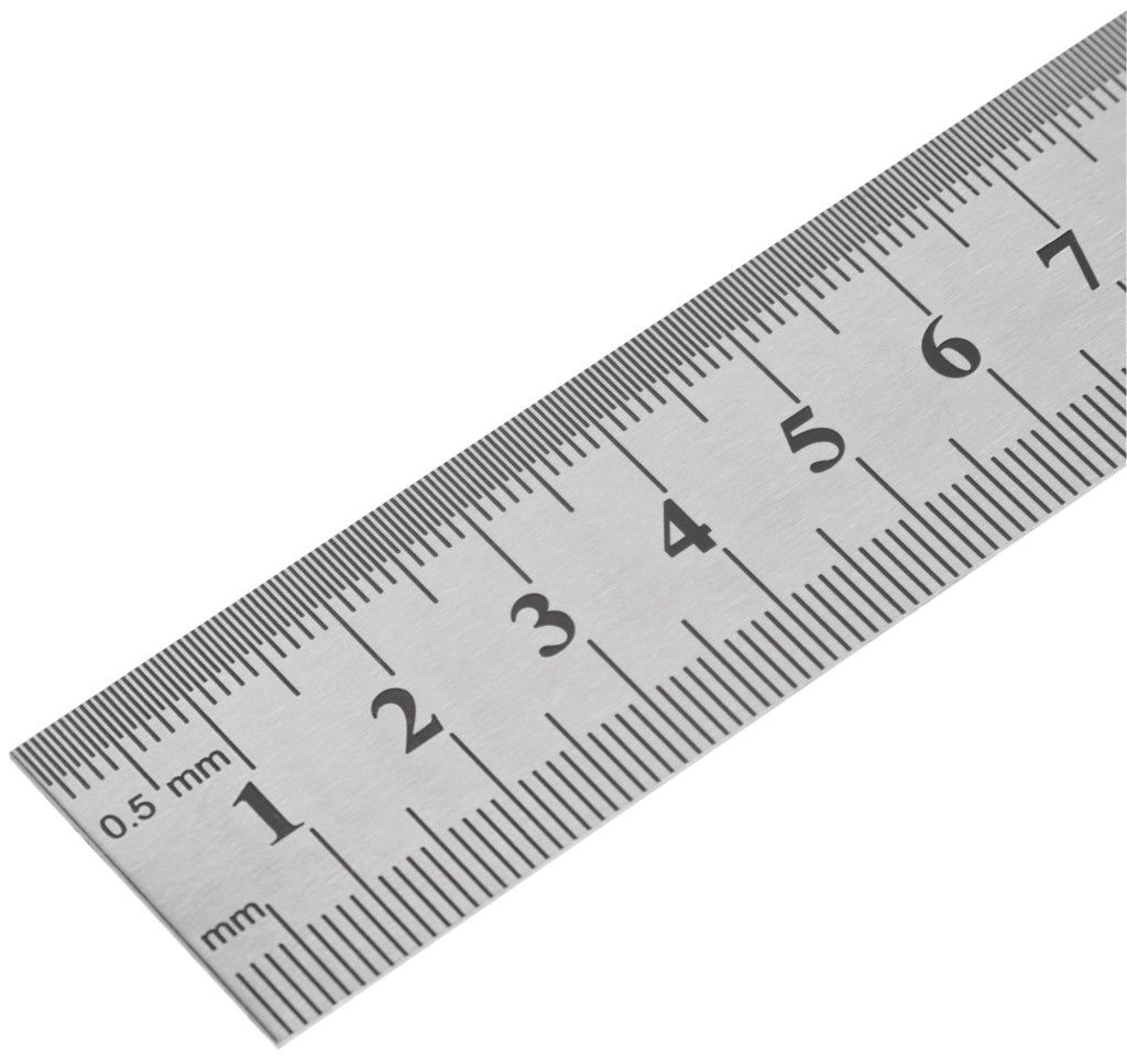 Линейка 1000х28 мм FIT 19010, нержавеющая сталь - фото
