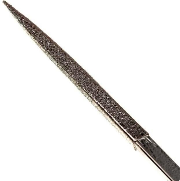 Надфиль трёхгранный 160 / 80 мм Beltools ri.244.95, сталь с алмазным напылением - фото