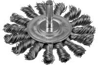 Щетка дисковая жгутированная 75 мм для дрели Профессионал ЗУБР 3522-075