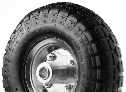 Колесо пневматическое резиновое, стальной обод 250 мм PR 1800-20 - фото