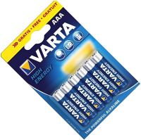 Батарейки щелочные AAA Varta High Energy 4903121446, 6 шт в блистере