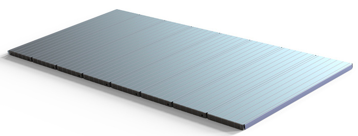 Изображение товара Металлический настил SGR-V-Zn 1800х600 мм от Металл-завод для стеллажей