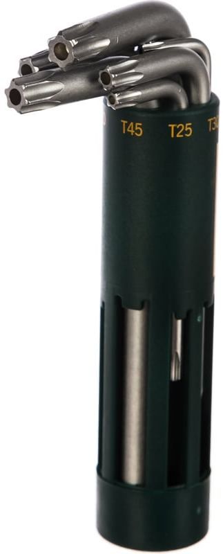 Набор ключей имбусовых коротких TR (TX Hole) Kraftool Expert 27433-1, 8 шт, хромомолибденовая сталь - фото