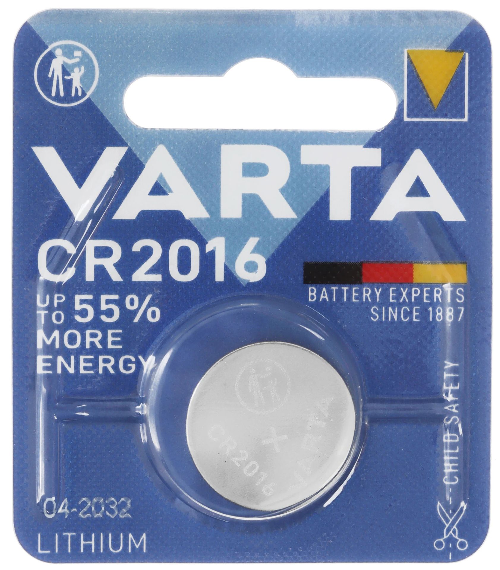 Батарейка CR 2016 Varta - фото