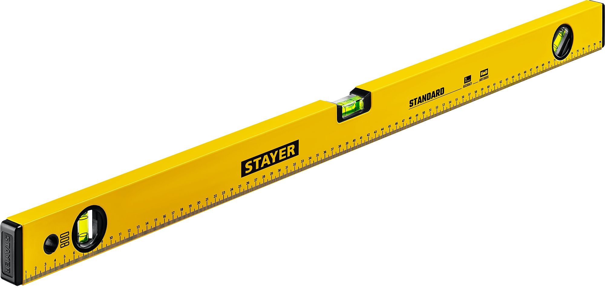 Уровень строительный с линейкой 800 мм Stayer Standard Master 3460-080 - фото