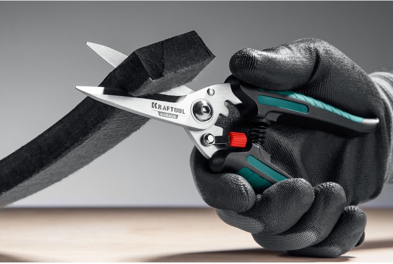 Ножницы технические прямые 200 мм Alligator Kraftool 23201 - фото