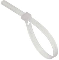 Кабельная стяжка разъемная 7,5х250 мм КСР Fortisflex 56183, белая, 100 шт